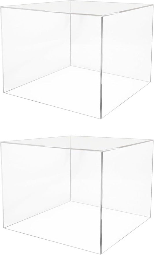 2 Pack Acrylic Display Riser Box by MarketingHolders