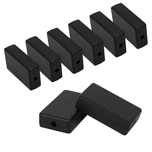 Project Box 8 Pieces Electrical Box Small Junction Box ABS Plastic Enclosure by HoHaing