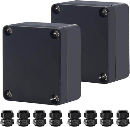 Project Box ABS Black Electrical Boxes IP67 Outdoor Waterproof Box Electronic - Image 2