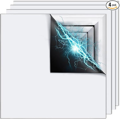 4 Pcs 13.4'' x 13.4'' Strong Magnet Vent Covers, 63Mil Extra Thick Magnetic by LFUTARI
