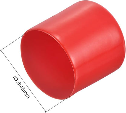 uxcell 20pcs Rubber End Caps 45mm ID Vinyl Round Tube Bolt Cap Cover Thread - Image 3