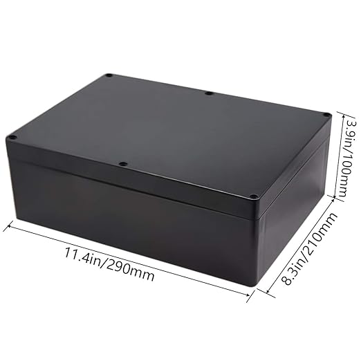 Junction Box, Zulkit Project Box IP65 Waterproof Outdoor Box ABS Plastic - Image 2