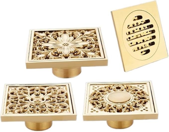 10 * 10cm Shower Square Deodorization Type Bathroom Kitchen Room Accessories - Image 2