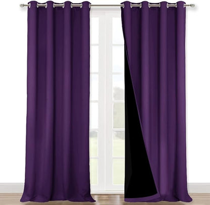 NICETOWN Truly Blackout Drapes for Living Room, Heavy-Duty Full Light Shading by NICETOWN