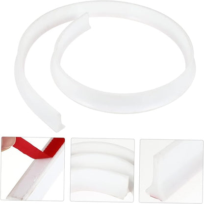 jojofuny 3m Toilet Water Retaining Strip Self-adhesive Bathroom Baffle - Image 7