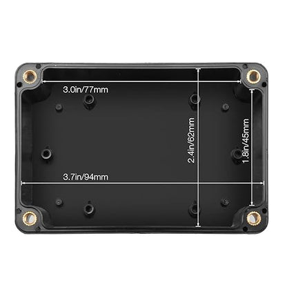 2 Pack Black Waterproof Plastic Project Box ABS IP65 Electronic Junction Box - Image 6