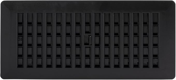 Decor Grates PL410-BLK 4-Inch by 10-Inch Plastic Floor Register - Image 6