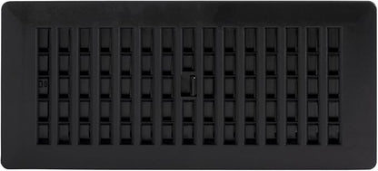 Decor Grates PL410-BLK 4-Inch by 10-Inch Plastic Floor Register - Image 6