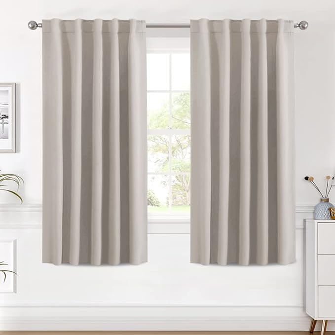 H.VERSAILTEX Blackout Curtains Thermal Insulated Window Treatment Panels Room by HVERSAILTEX