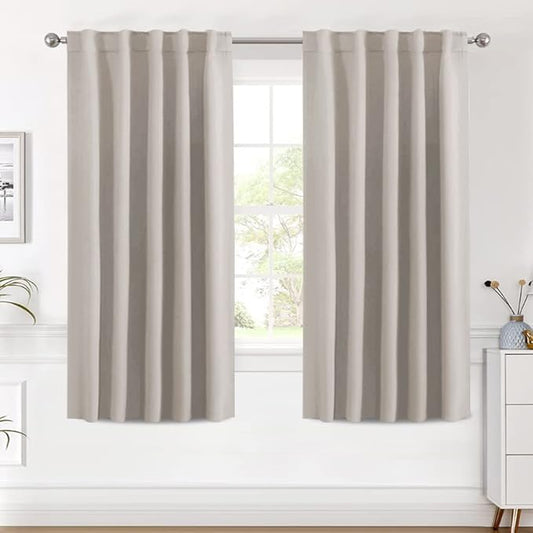 H.VERSAILTEX Blackout Curtains Thermal Insulated Window Treatment Panels Room by HVERSAILTEX