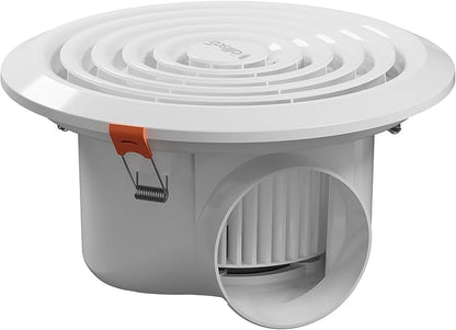 Bathroom Exhaust Fan 8", 1.0 Sones Ideal Ventilation by VallisCo