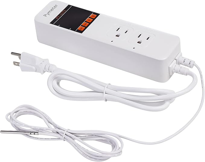 Attic Fan Thermostat Controller Temperature Switch Plug Outlet - Image 6