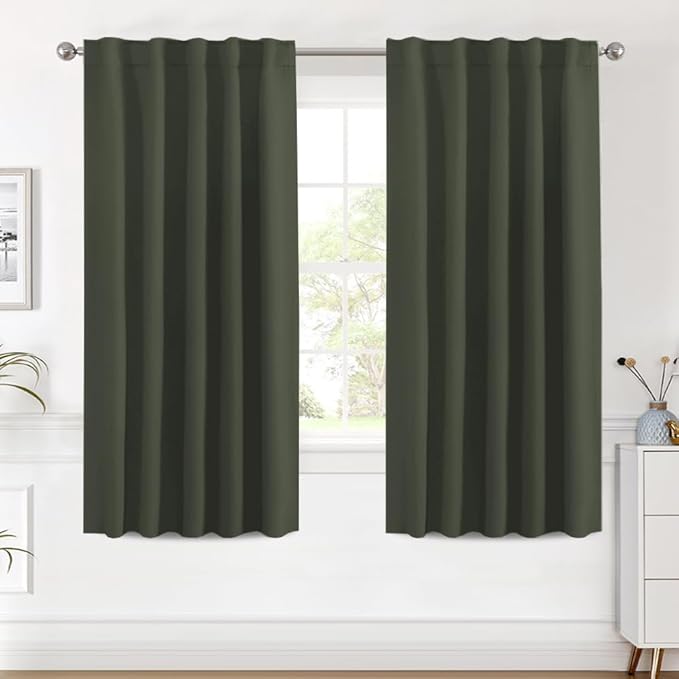 H.VERSAILTEX Blackout Curtains Thermal Insulated Window Treatment Panels Room by HVERSAILTEX