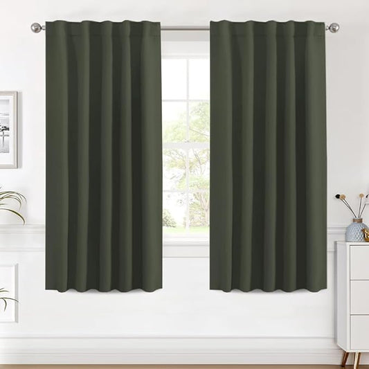 H.VERSAILTEX Blackout Curtains Thermal Insulated Window Treatment Panels Room by HVERSAILTEX