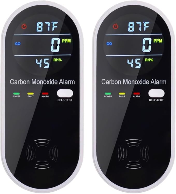 3 in 1 Carbon Monoxide Detector, KH Alert Portable Carbon Monoxide Detectors by KH+Alert