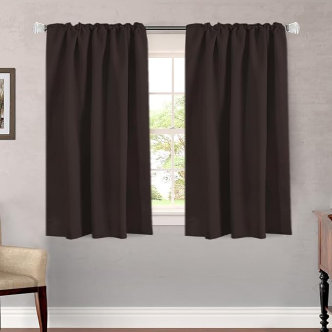 H.VERSAILTEX Blackout Curtains Thermal Insulated Window Treatment Panels Room - Image 2