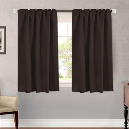 H.VERSAILTEX Blackout Curtains Thermal Insulated Window Treatment Panels Room - Image 2