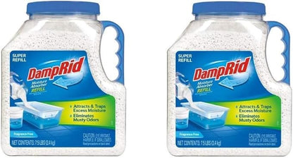 Damp Rid Moisture Absorber Refill Container 7.5 lb – Fragrance Free Odor and - Image 2