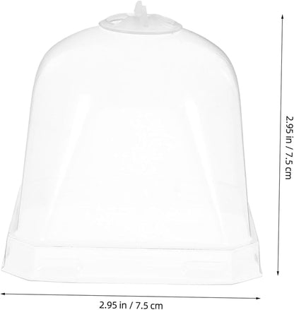 Mipcase 10pcs Plastic Cloche Dome - Image 2