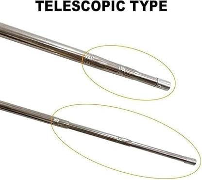 1pc Telescopic Water Sampler - 1000ml Stainless Steel Dipper Rod - Image 2