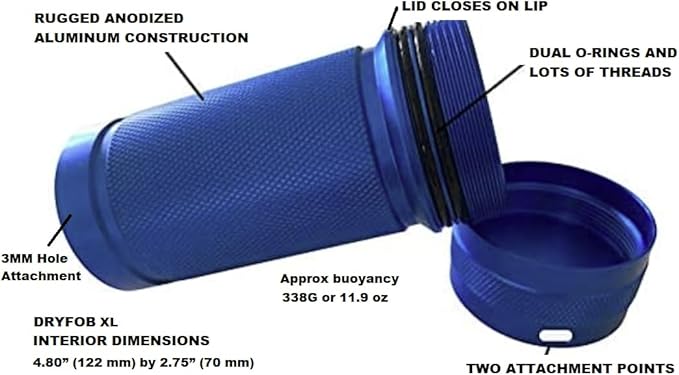 DRYFOB Waterproof PLB or Car Key Container, Holder - Image 2