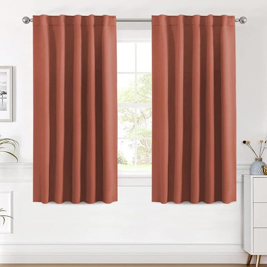 H.VERSAILTEX Blackout Curtains Thermal Insulated Window Treatment Panels Room by HVERSAILTEX