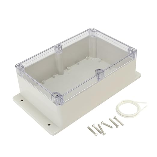 ABS Plastic Junction Box, Dustproof Weatherproof IP65 Electrical Box by AWCLUB