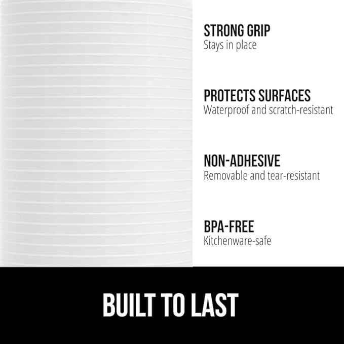 GORILLA GRIP DuraGuard Shelf Liner, 17.5x20 Non-Adhesive Cabinet Liners - Image 2