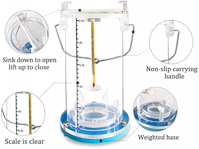 Water Sampler Sampling Dipper System Thicken Plastic Ladle Pendulum Beaker - Image 2