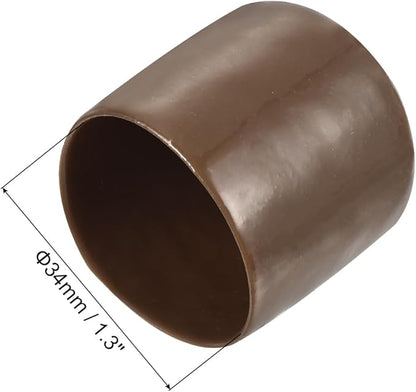 uxcell 20pcs Rubber End Caps 34mm ID Vinyl PVC Round Tube Bolt Cap Cover Screw - Image 3