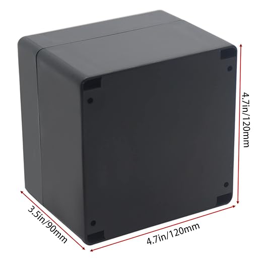 Watertight Junction Box, IP67 Waterproof Project Box Durable ABS Plastic - Image 2