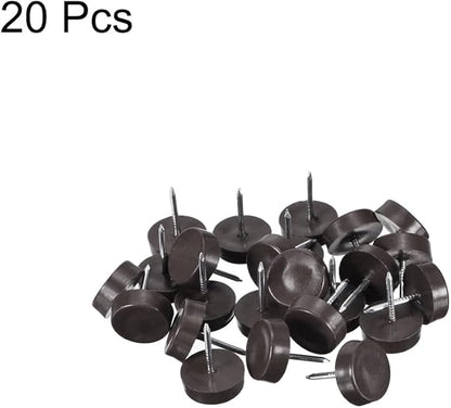 uxcell Furniture Feet Nail Plastic Glide Nails Chair Table Leg Protector Pads - Image 3