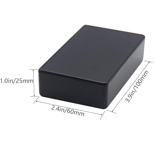 Zulkit 5Pcs Project Boxes ABS Plastic Electrical Project Case Power Junction - Image 2