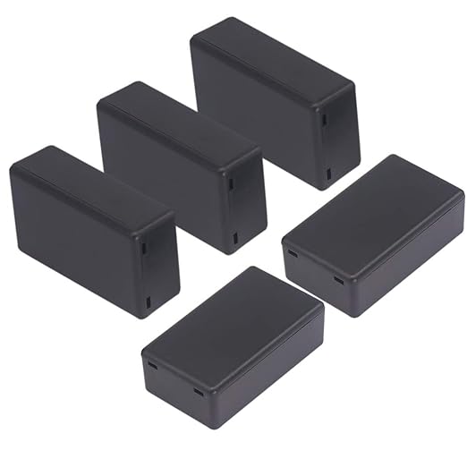 Zulkit 5Pcs Project Boxes ABS Plastic Electrical Project Case Power Junction by Zulkit