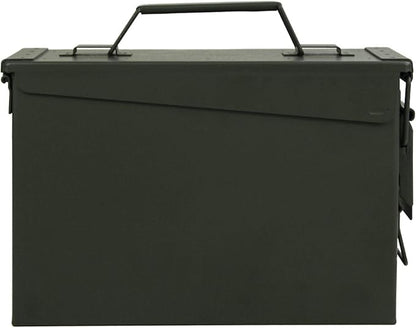 GUGULUZA Metal Ammo Can 30/50 Cal, Lockable Bullet Storage Case, Waterproof & - Image 2