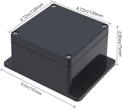 Project Box ABS Black Electrical Boxes IP65 Outdoor Waterproof Box Electronic - Image 2