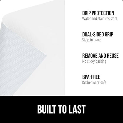 GORILLA GRIP DripGuard Shelf Liner, Non-Adhesive Drawer and Kitchen Cabinet - Image 2
