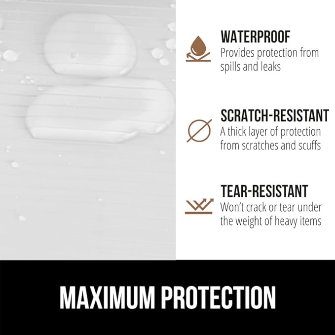 GORILLA GRIP DuraGuard Shelf Liner, 17.5x30 Non-Adhesive Cabinet Liners - Image 4