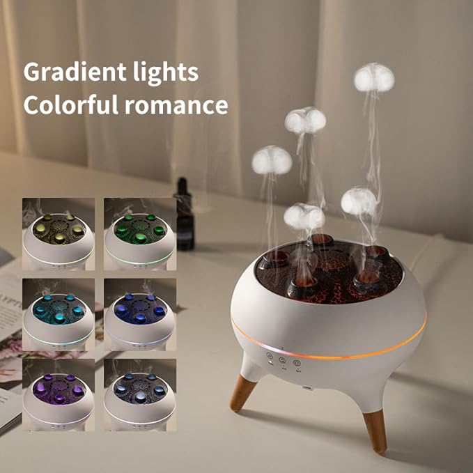 Dynamic Jellyfish Air Humidifier & Jellyfish Essential Oil Diffuser - Image 2