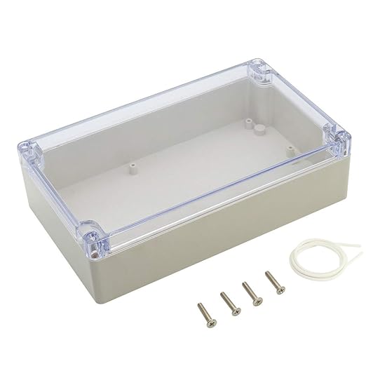 ABS Plastic Junction Box, Dustproof Waterproof IP65 Electrical Enclosure Box by AWCLUB