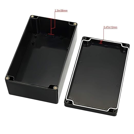 LeMotech Project Box ABS Plastic IP65 Waterproof Dustproof Electrical Junction - Image 3