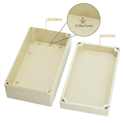 LeMotech Waterproof Dustproof IP65 ABS Plastic Junction Box Universal Electric - Image 3
