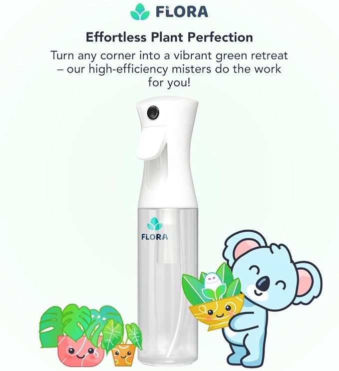 Flora Premium Plant Mister Spray Bottle Producing Gentle & Fine Mist - Image 4