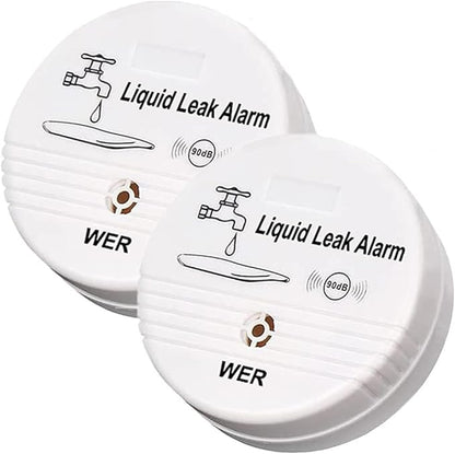 WER Water Leak Alarm Sensor, Battery Operated Leak Alert, 90dB Water Detector - Image 9