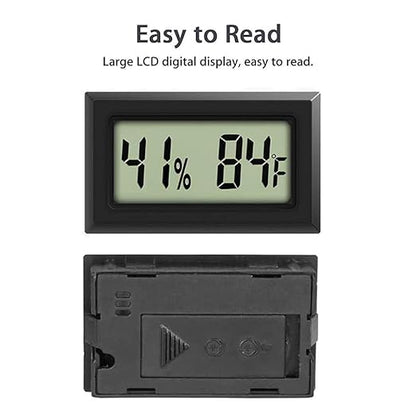 Mini Thermometer Hygrometer, Large Number Fahrenheit LCD Display Digital - Image 5