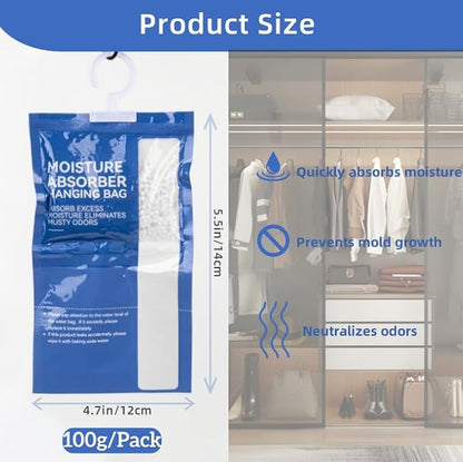Dehumidifier Bags Hanging Moisture Absorbers – 4 Packs Dehumidifiers - Image 8