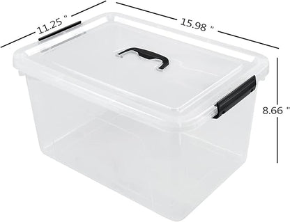 17.5 L Clear Plastic Storage Box - Image 2