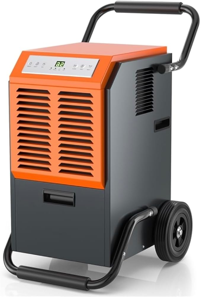 ARLIME 140 Pints Dehumidifier w/Handles & Wheels & Intelligent Humidity Control by ArlimeDirect