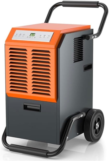 ARLIME 140 Pints Dehumidifier w/Handles & Wheels & Intelligent Humidity Control by ArlimeDirect