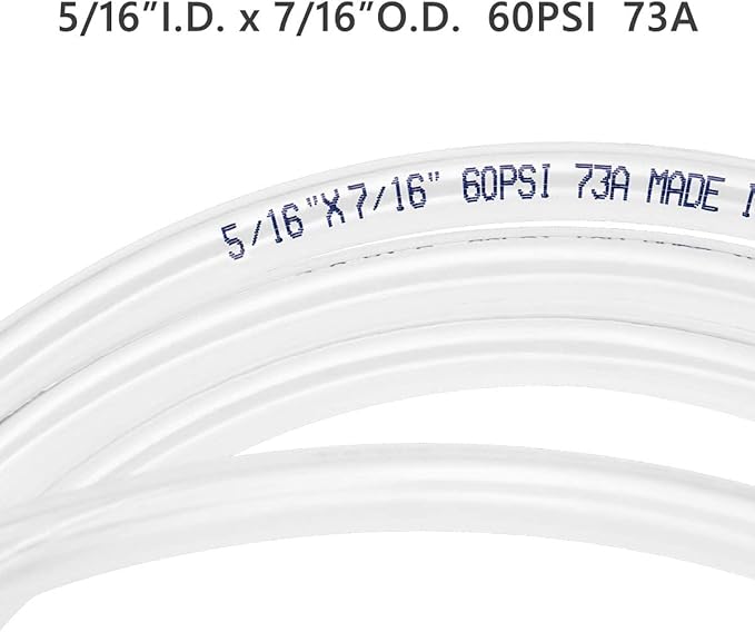 Eastrans 10ft x 5/16" ID Clear Vinyl Tubing, Flexible Hybrid PVC Tubing Hose - Image 3